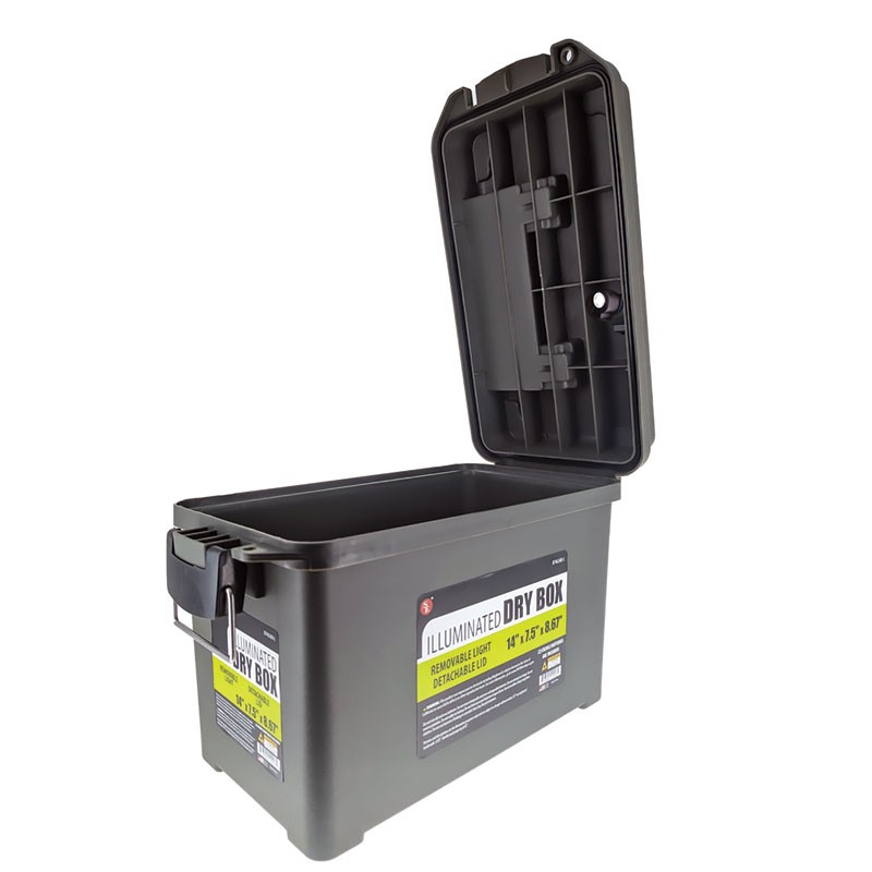 Luminous Guardian Ammo Dry Box with COB Light