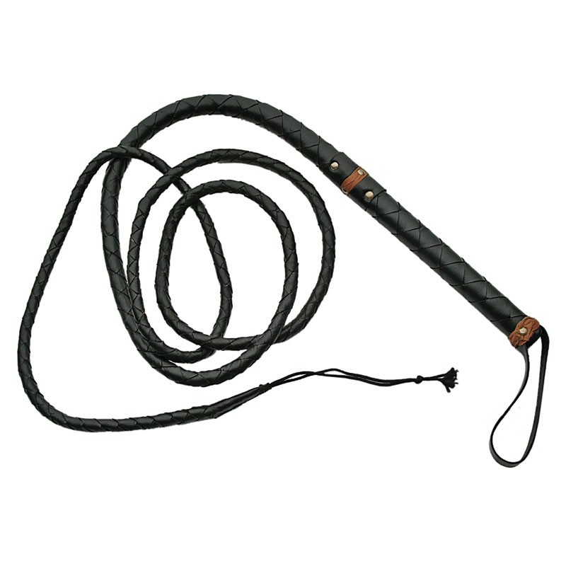 Handmade 9 Foot Leather Bull Whip