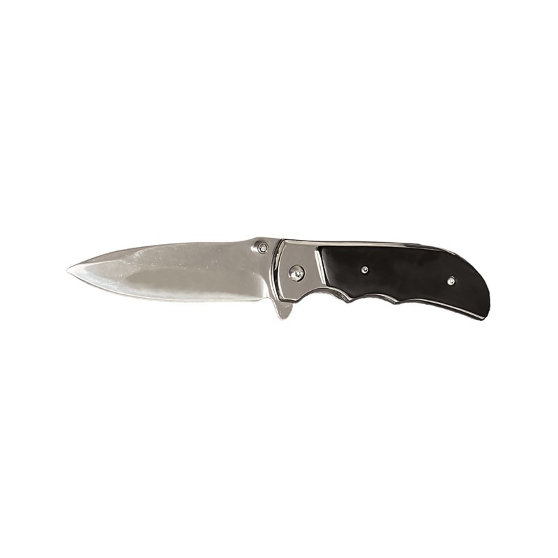 Elegant EDC Spring-Assisted Knife - Sleek Design with a Touch of Luxury - Black