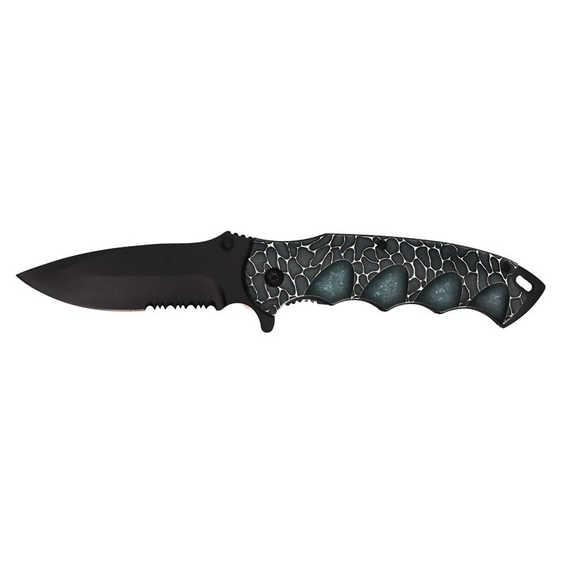 Spectral Grip Spring-Assisted Knife - Black