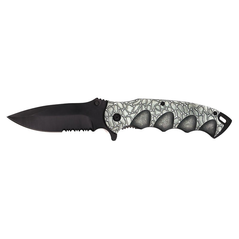 Spectral Grip Spring-Assisted Knife - Gray