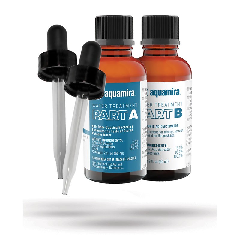 Aquamira Chlorine Dioxide Water Treatment - 2oz Kit