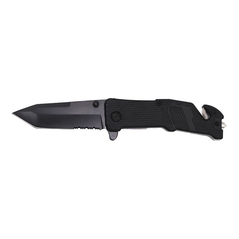 Tactical Serration Spring-Assisted Knife