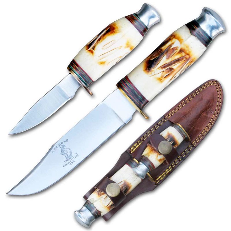 Dual Knife Bone Handle Hunting Knives