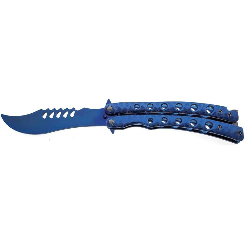 CurvaBlade Practice Balisong - Blue