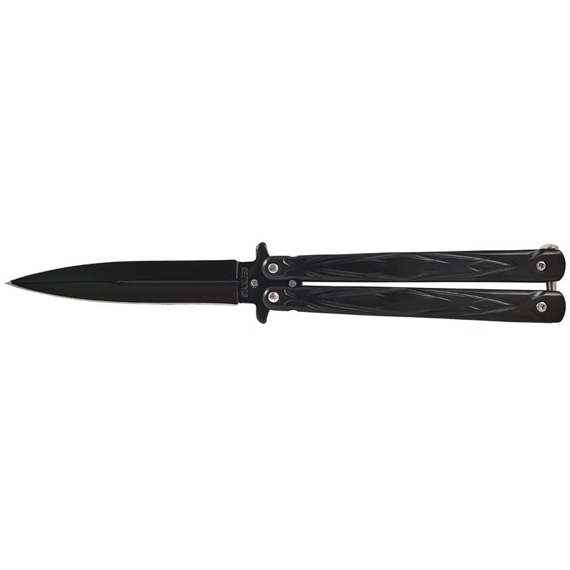 Dagger Style Butterfly Knife - Black