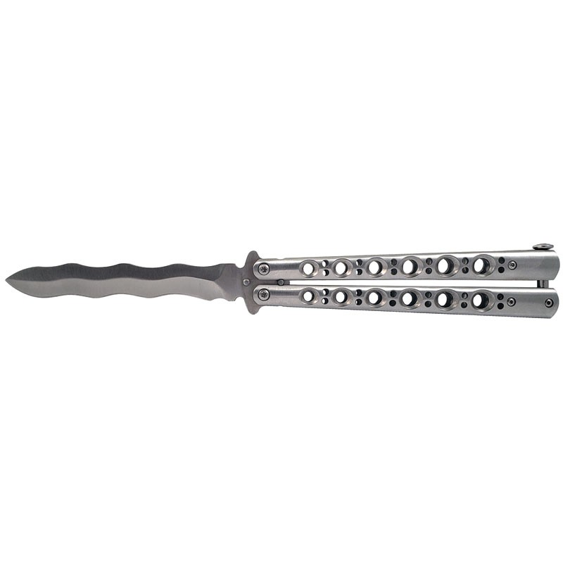 KrissCut Butterfly Knife - Precision Meets Art in Stainless Steel