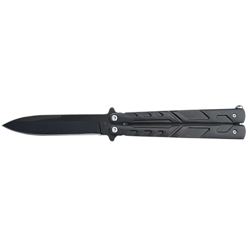 All Black Butterfly Knife