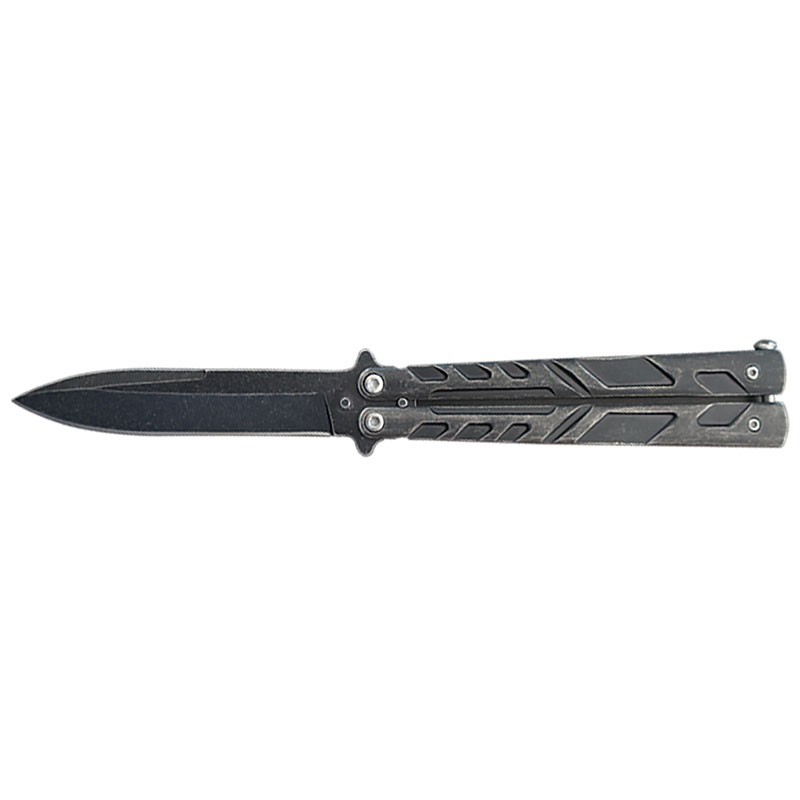 All Stonewash Butterfly Knife