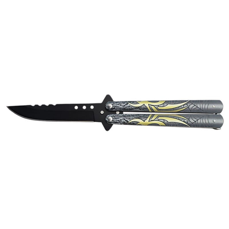 Spider Butterlfy Knife - Gold