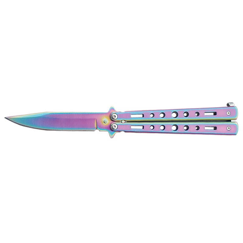 AerialFlow Butterfly Knife - Rainbow