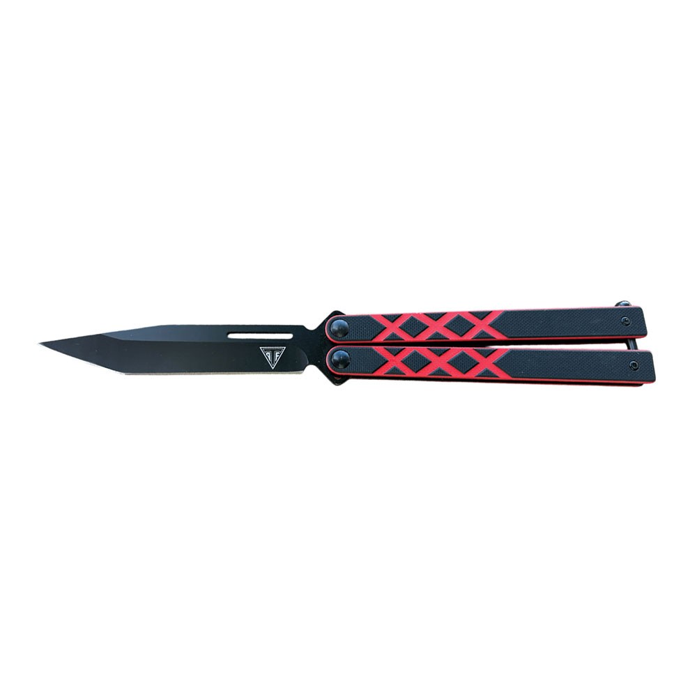 NightRift Butterfly Knife - Crimson Twist