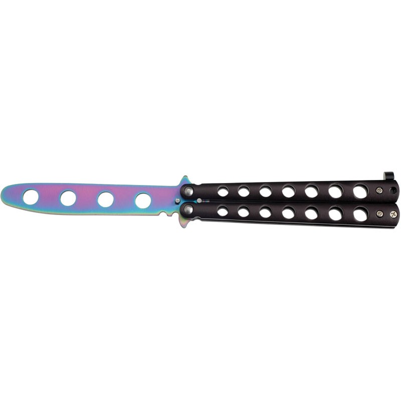 Balisong Mastery Trainer Butterfly Knife: The Pinnacle of Precision Training - Rainbow