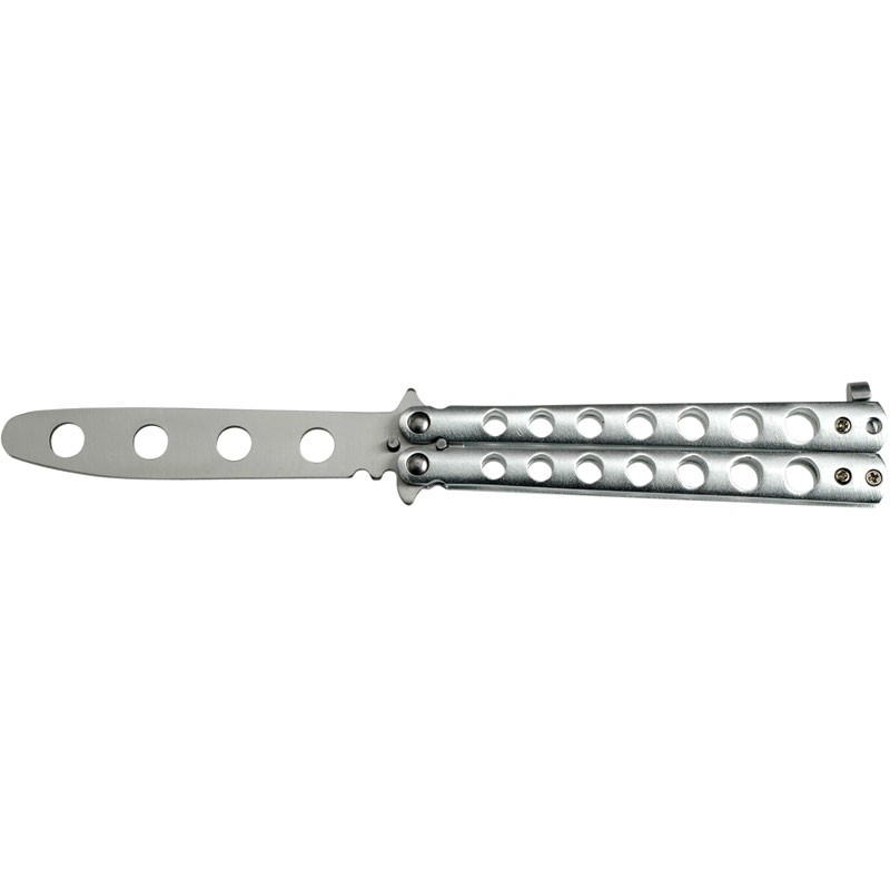 Balisong Mastery Trainer Butterfly Knife: The Pinnacle of Precision Training - Silver