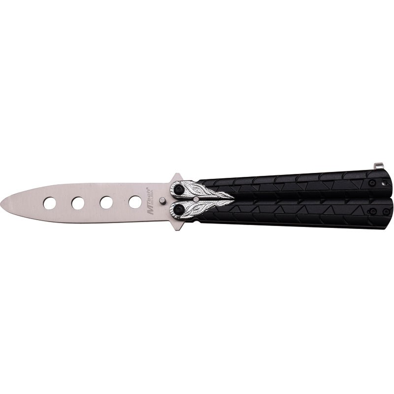 M-Tech Training Butterfly Knife - Silver