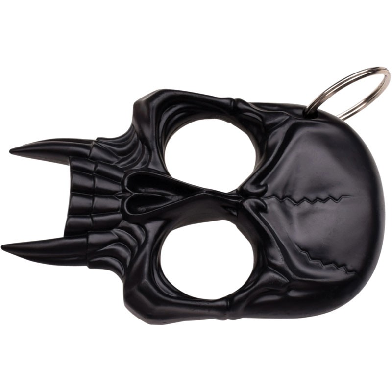 Vampire Skull Self Defense Keychain Black 