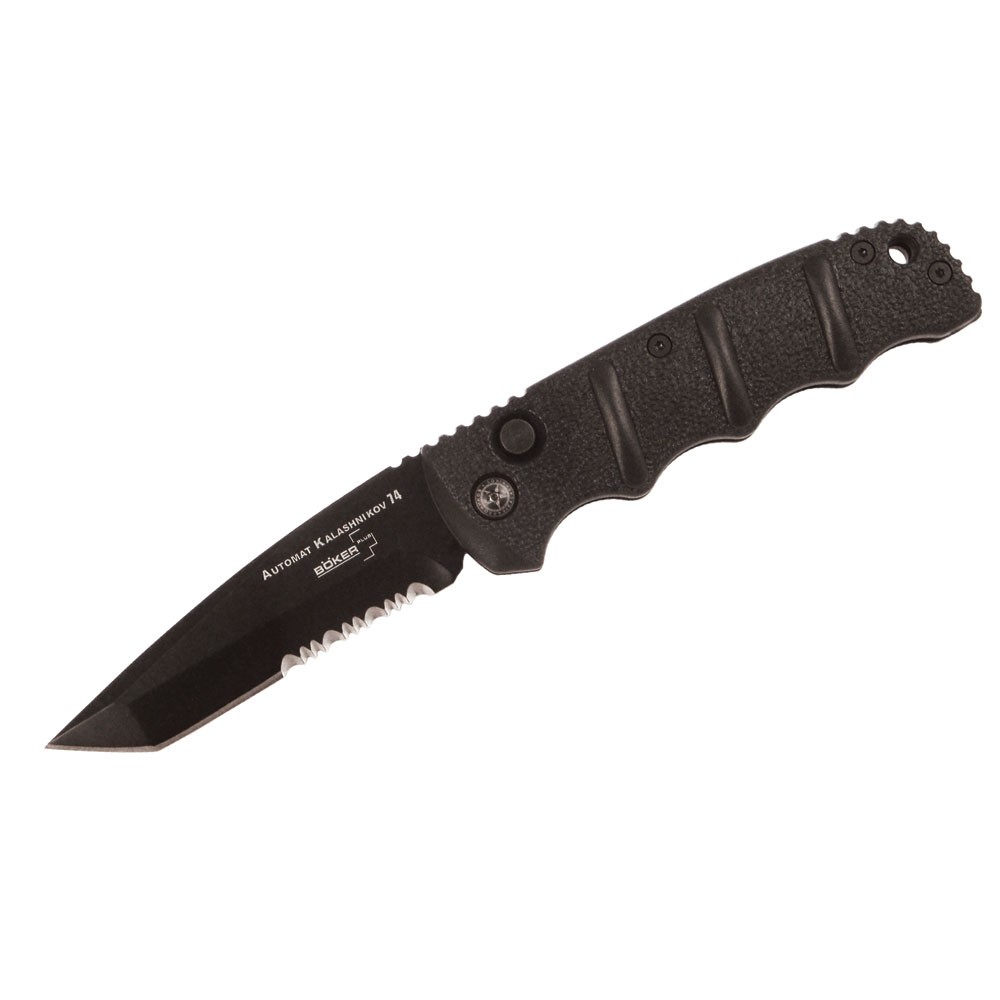 Tactical Power - Boker Kalashnikov KALS74 Automatic Black Tanto Serrated