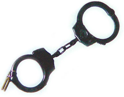 Black Double Locking Handcuff