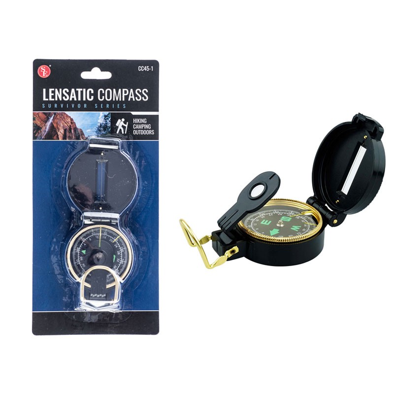 Lightweight & Compact Lensatic Compass