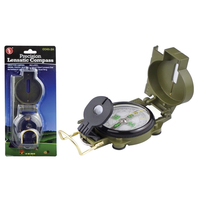 Precision Engineering / Marching Lensatic Compass with Map Scale