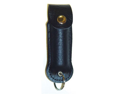 Crime Halter 1/2 oz. Pepper Spray with Leatherette Case - Black