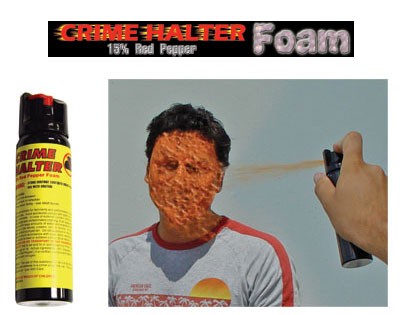 Crime Halter 15% Pepper Foam - 2 oz. Unit