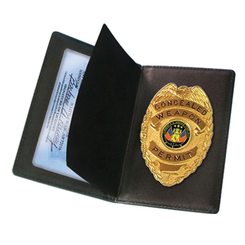 Concealed Carry Badge and Wallet