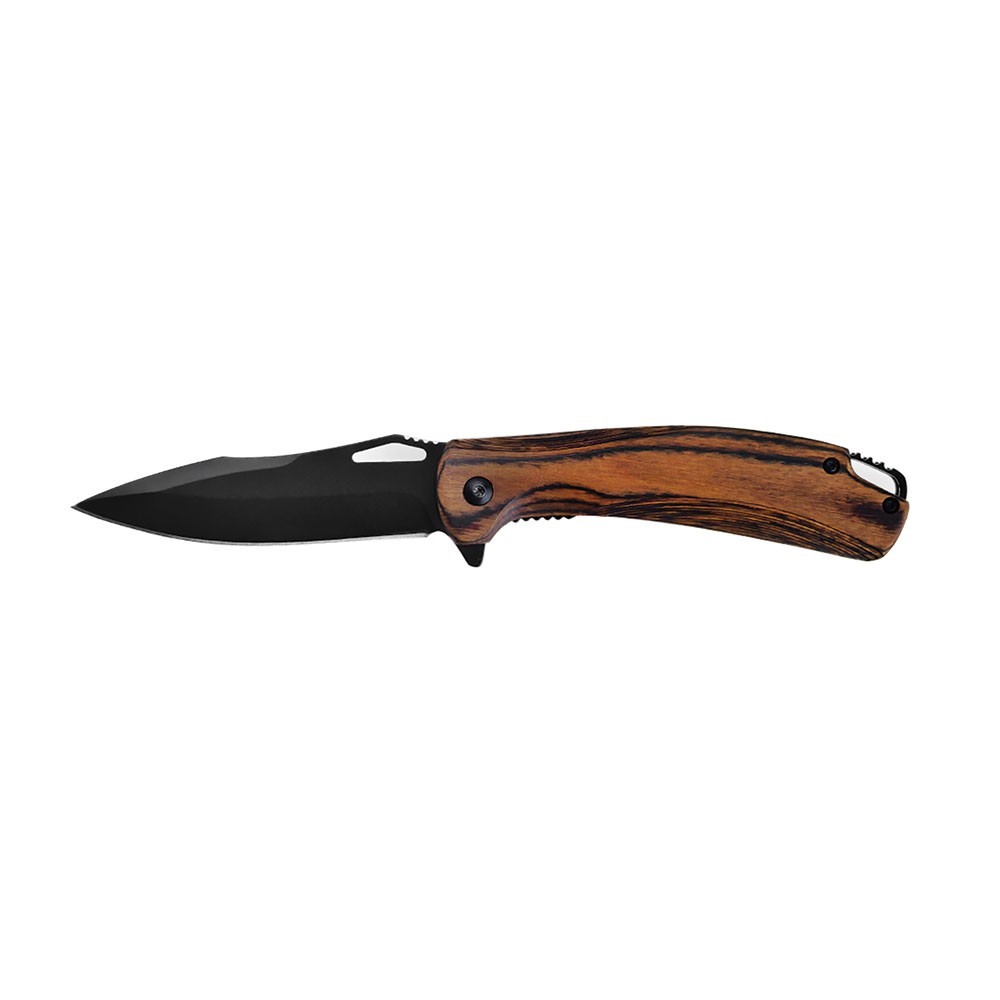 Elk Ridge - Obsidian Grain Tactical Knife - Dark Brown Edition