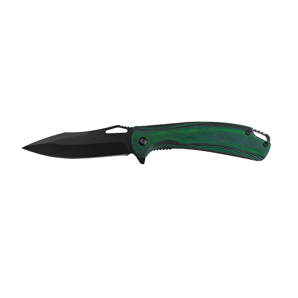 Elk Ridge - Emerald Edge EDC Knife - Green Wood Edition