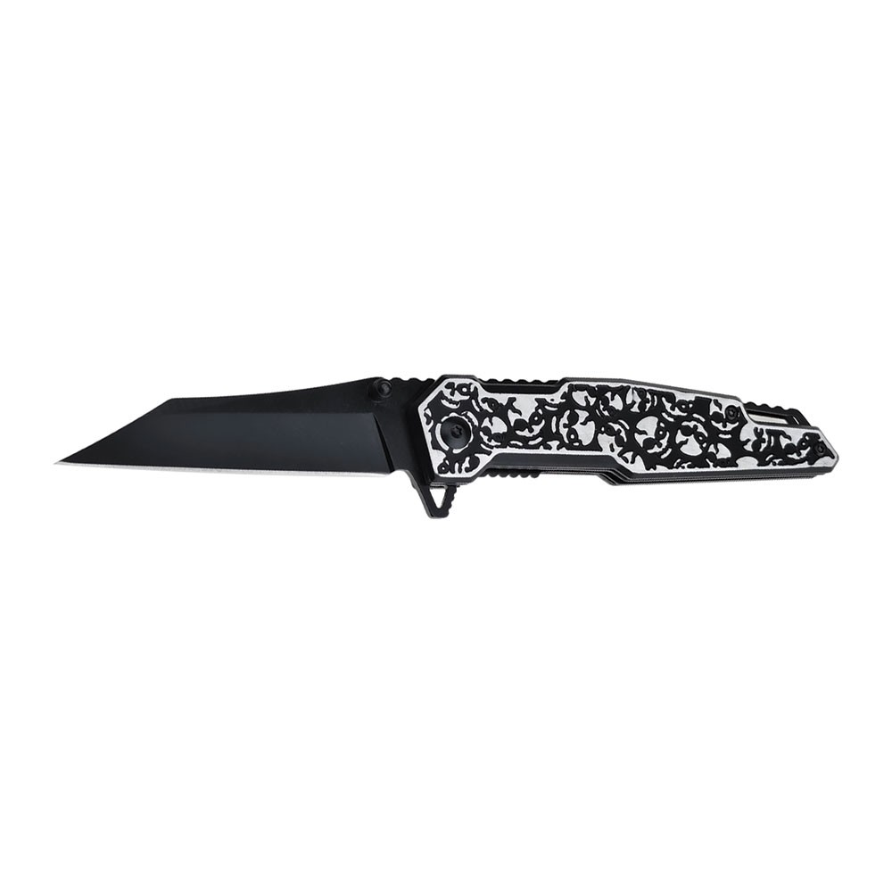 Femme Fatale Venom Kiss Reverse Tanto Knife - Black