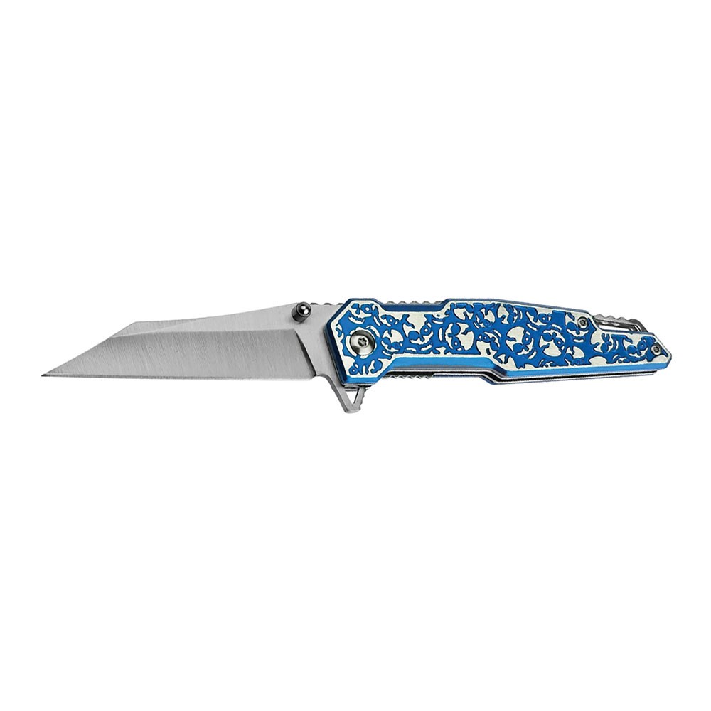 Femme Fatale Venom Kiss Reverse Tanto Knife - Blue