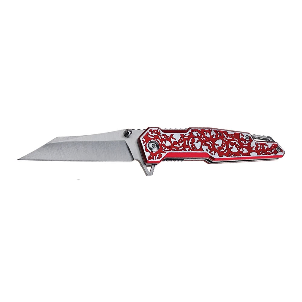 Femme Fatale Venom Kiss Reverse Tanto Knife - Red