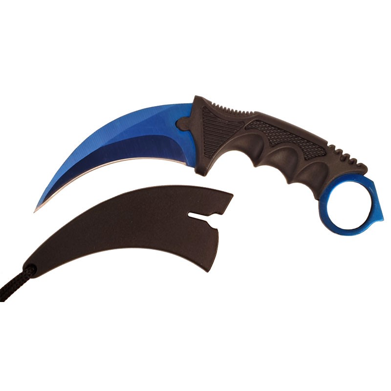 Karambit Neck Knife - Blue