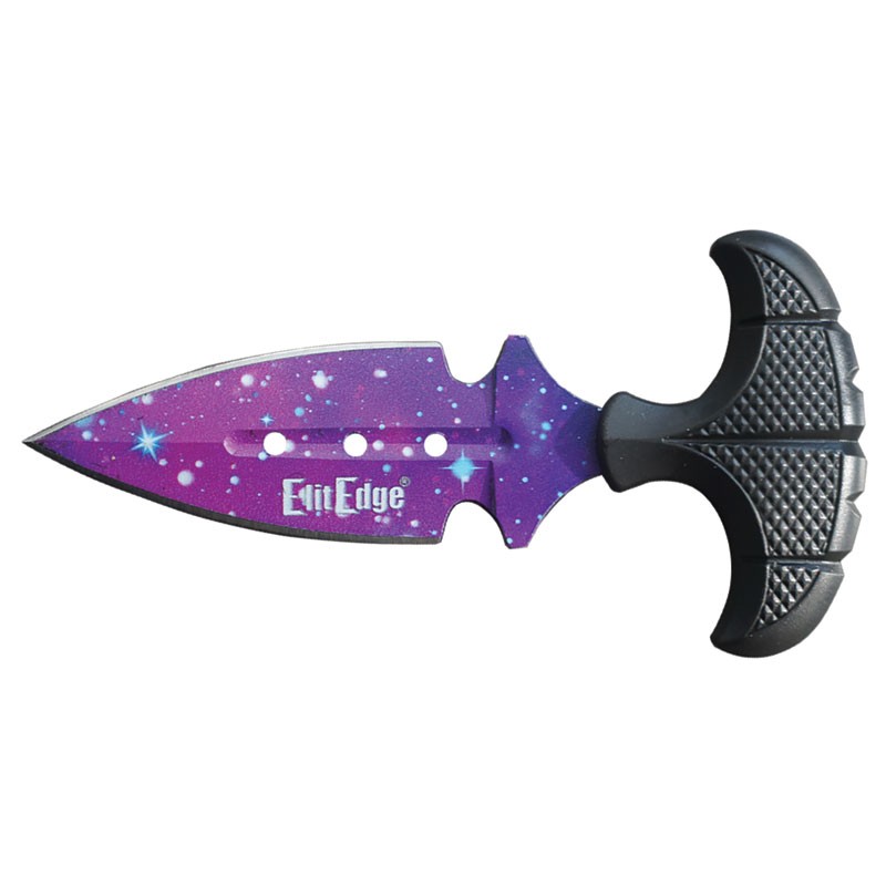 Galaxy Blade Push Dagger with Black Handle