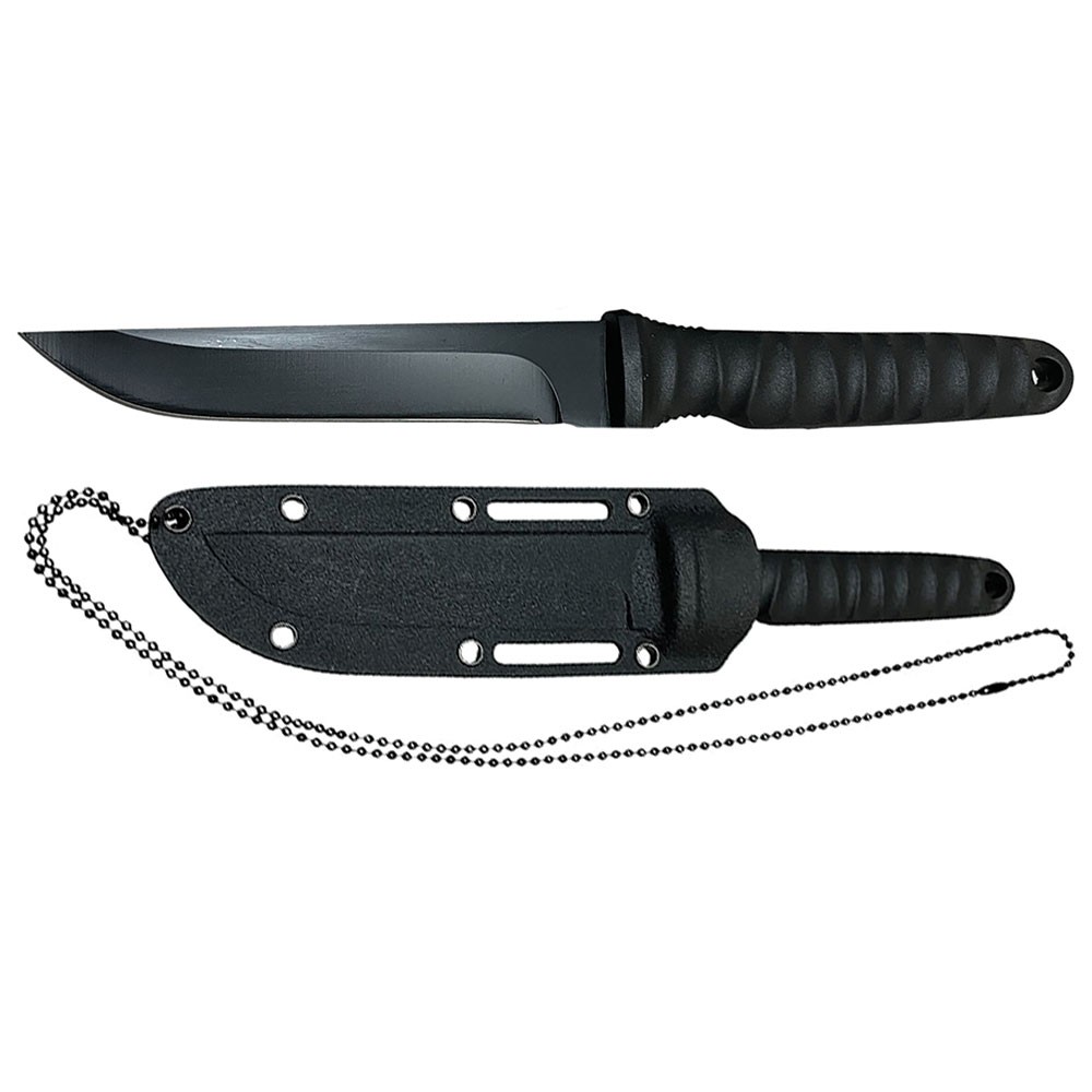 Stealth Guardian - 8_ Fixed Blade Neck Knife with ABS Sheath