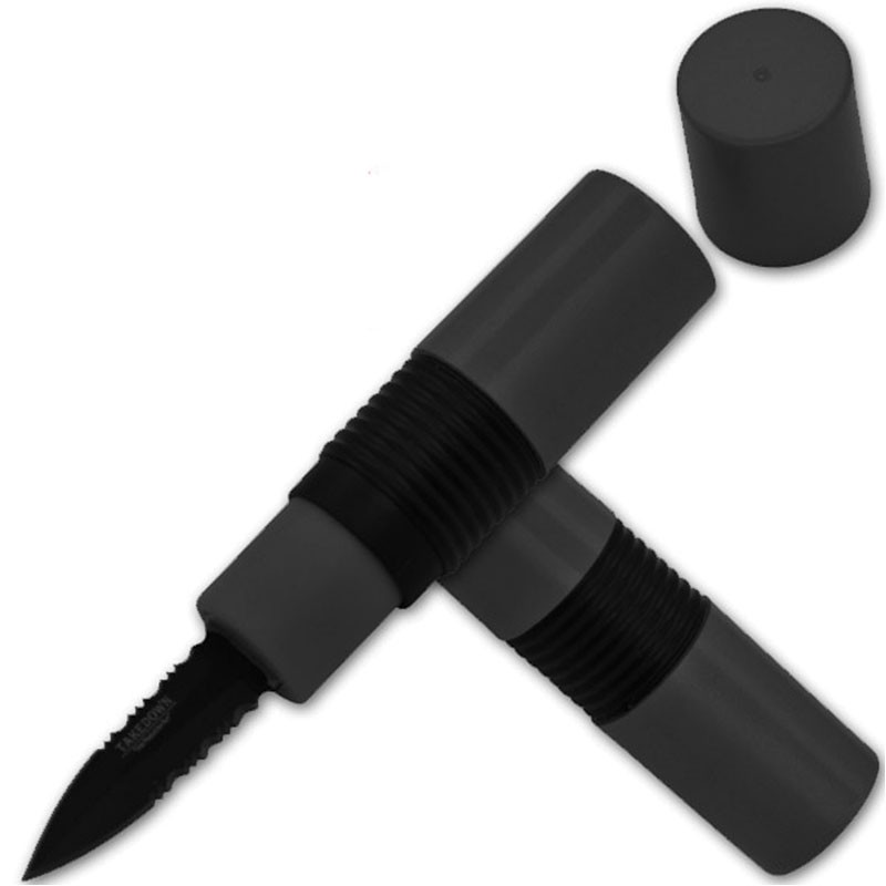 CIA agent style hidden knife-Black 