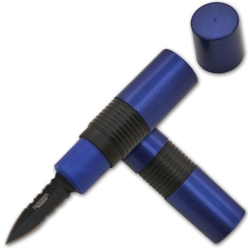 CIA agent style hidden knife-Blue