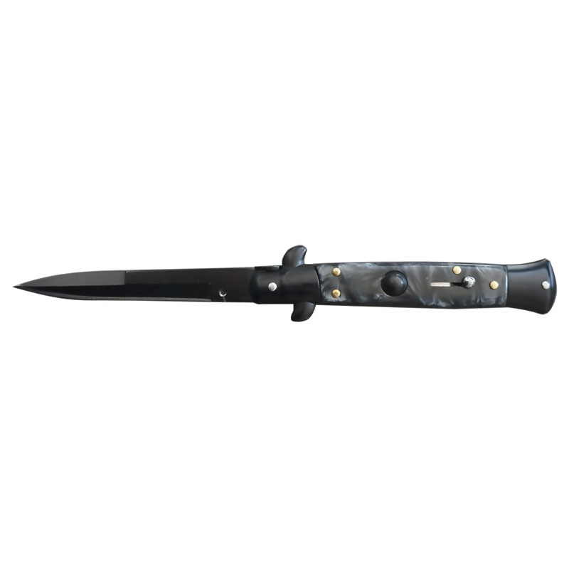 Stiletto Godfather Switchblade - Black on Black