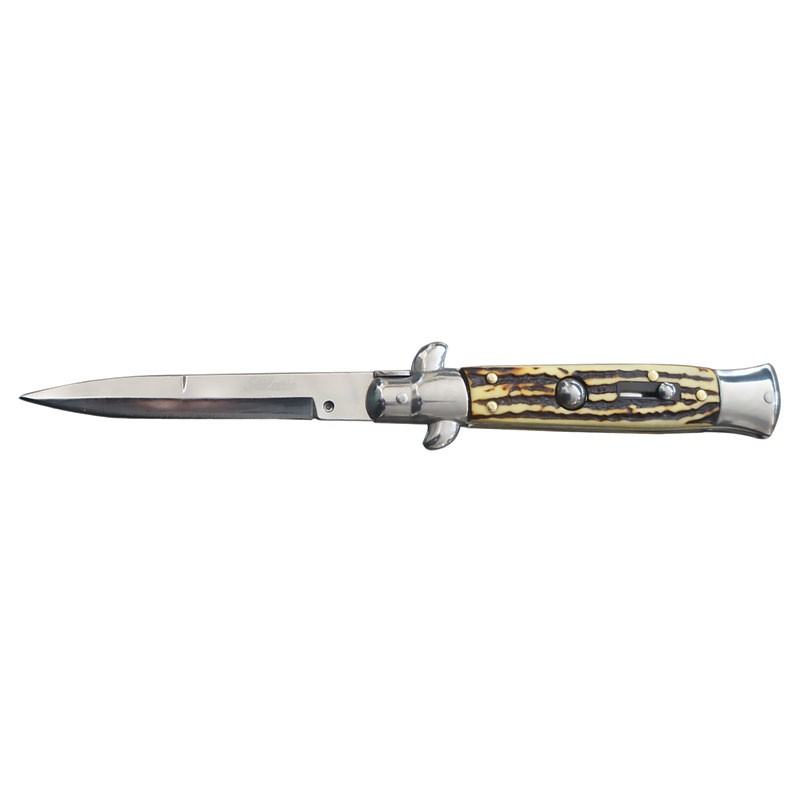 Stiletto Godfather Switchblade - Stag