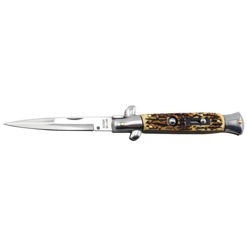 Stiletto Godfather Switchblade - A Classic Reimagined - Stag