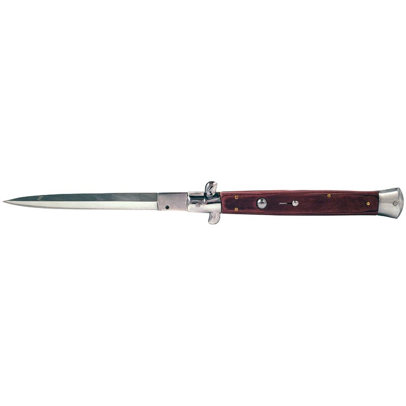 Extra Large 13" Godfather Automatic Knife - Red Wood
