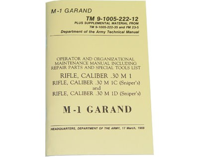 M-1 Garand - Dept. of the Army Technical Manual