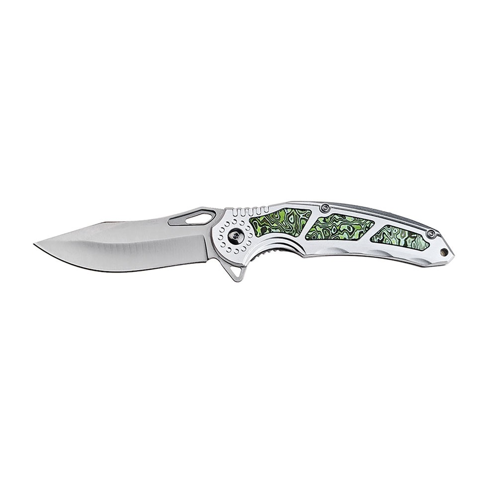 MTech USA - Verdant Wave EDC Knife - Green Inlay Edition