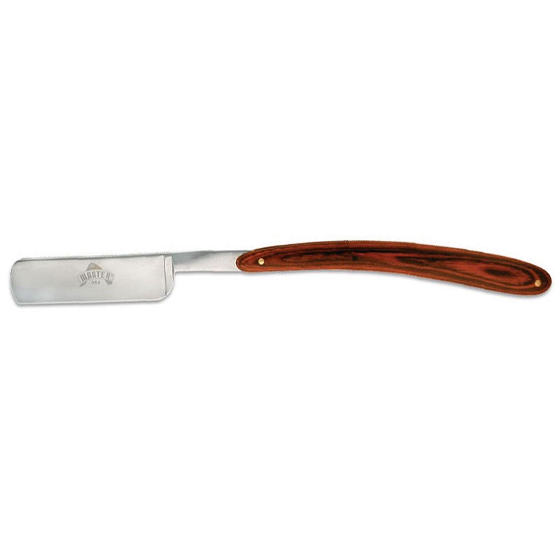Pakkawood Handle Razor Blade - Redwood