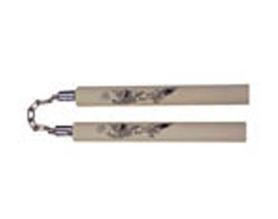 Foam Padded Nunchuks - White