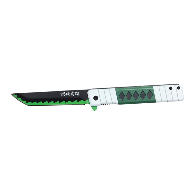 Blade of the Ancients - 8" Replica Anime Pocket Knife - Green