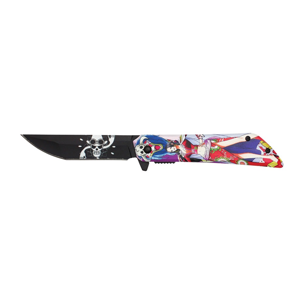 8" Boa Hancock-Inspired Assisted Opening Fantasy Pocket Knife