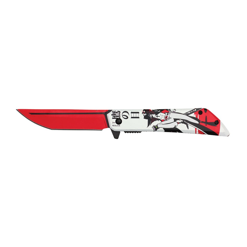 8" Mihawk-Inspired Assisted Opening Fantasy Pocket Knife