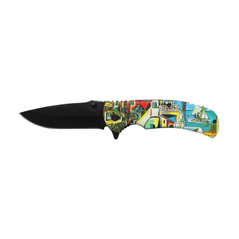 Splash of Brilliance Assisted Opening Folding Knife - Urban Vista