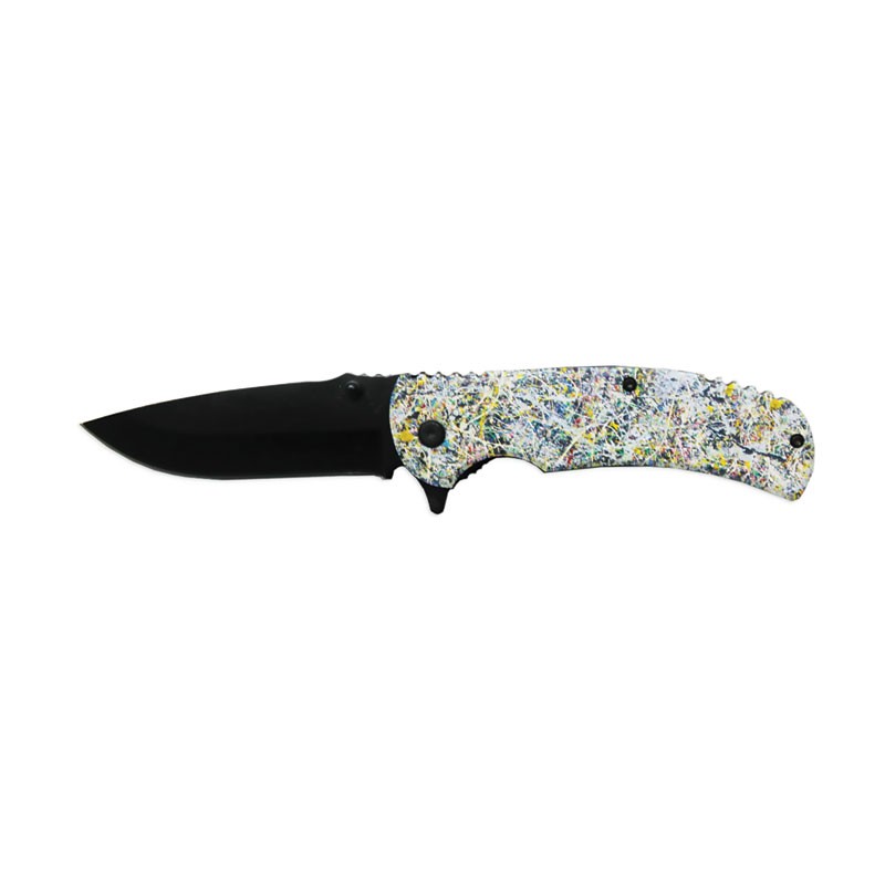 Splash of Brilliance Assisted Opening Folding Knife - Confetti Mosaic